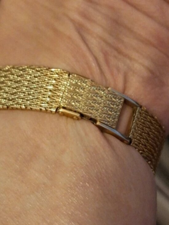 VINTAGE~ROLEX~LADIES DRESS WATCH~PRECISION~18K~YELLOW GOLD~EUC main image 4